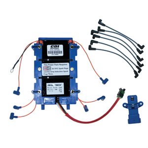 CDI OMC 6 CYLINDER POWER PACK KIT WITH SENSOR & PLUG WIRES