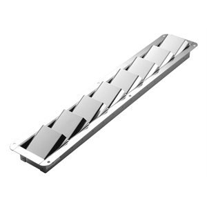 ATTWOOD 1493-5 STAINLESS STEEL LOUVERED VENT