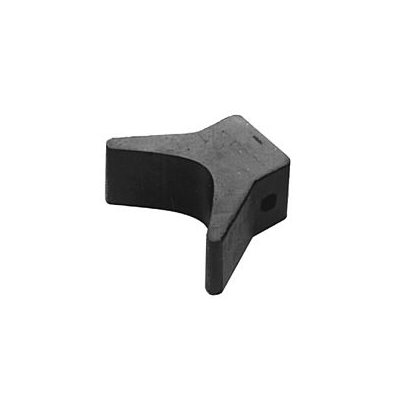 Black attwood 11201-1 Trailer Boat Rubber Bow 3x3 Y-Stop