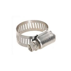 MARINE FASTENERS #8 7 / 16 INCH TO 1 INCH O.D. STAINLESS STEEL HOSE CLAMP - SOLD AS EACH