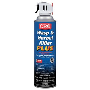 CRC 14010 WASP AND HORNET KILLER PLUS INSECTICIDE 14OZ