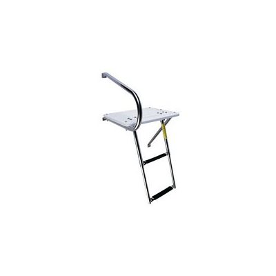 GARELICK 19536 OUTBOARD TRANSOM PLATFORM WITH TELESCOPING LADDER