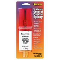 STARBRITE 093401 TWO PART CLEAR EPOXY SYRINGE