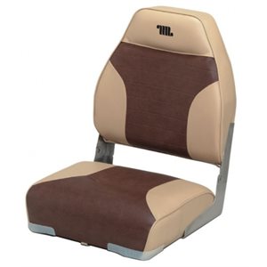 WISE WD588PLS-662 SAND & BROWN HI-BACK CHAIR