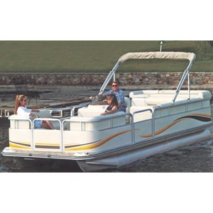 CARVER 77516S-11 16'6in PONTOON BOAT COVER - (PONTOONS WITHOUT FRONT PORCH)