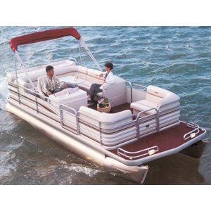 CARVER 77625S-11 25'6in PONTOON BOAT COVER - (PONTOONS WITH FRONT PORCH)