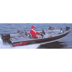 CARVER 77817F-10 JON STYLE BASS BOAT, OUTBOARD COVER FOR BOATS 17'6 X 74IN