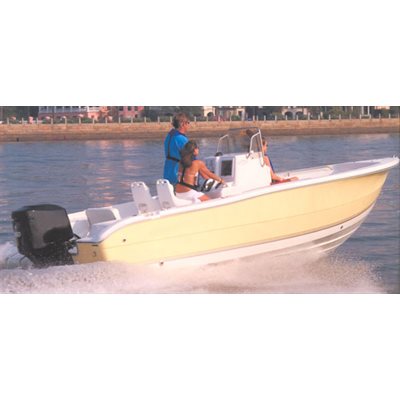 CARVER 70022S-11 CENTER CONSOLE BOAT COVER FOR BOATS 22'6 x 102in WITH HIGH BOW RAILS, O / B