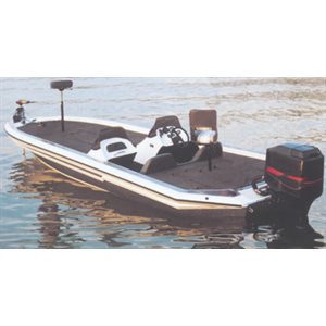CARVER 77917 ANGLED TRANSOM BASS BOAT COVER FOR BOATS 17'6 x 91in