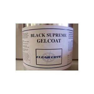 CLEAR COTE 134369 BLACK GELCOAT - QUART