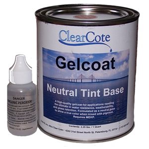 CLEAR COTE 132100 NEUTRAL GELCOAT - (QUART) 