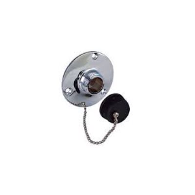 PERKO 0504DP0CHR WATER OUTLET WITH CAP