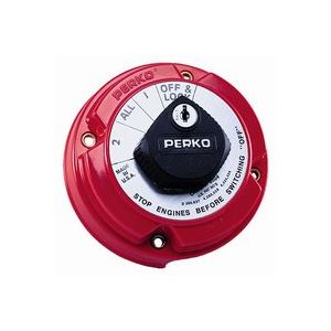 PERKO 8504DP LOCKING BATTERY SELECTOR SWITCH WITH ALT DISCONNECT