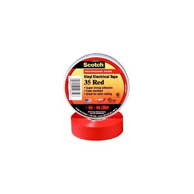3M 10810 RED ELECTRICAL TAPE 3 / 4in x 66ft