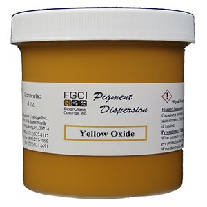 CLEAR COTE 136496 4oz YELLOW OXIDE GELCOAT & RESIN PIGMENT (COLORANT)